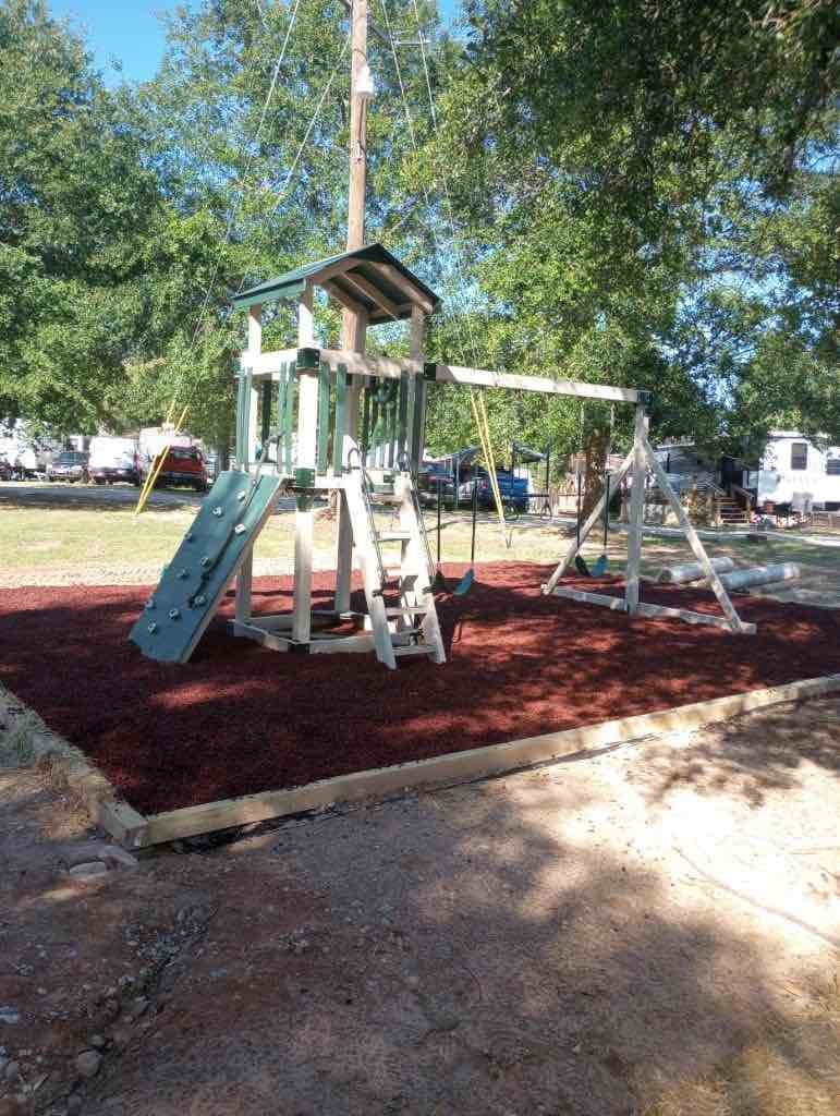Children's playground at Venice On The Lake RV Park